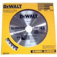 Dewalt Dwa03200 Disco Sierra 7-1/4  Eje 5/8  48d Aluminio